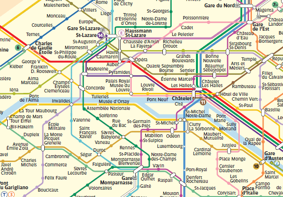 paris subway carte